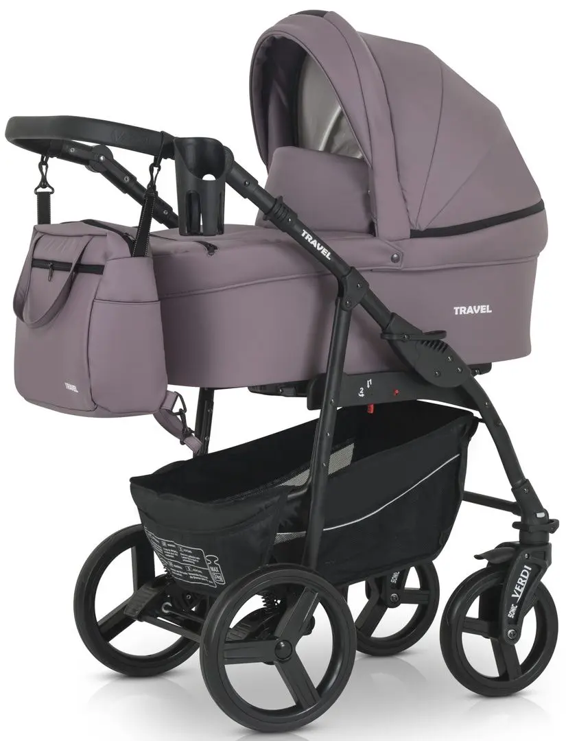 Carucior modular 3in1 Verdi Travel 09 (Lilac)