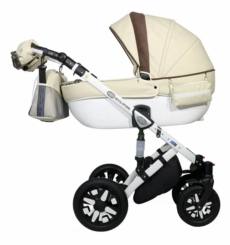 Carucior modular 3in1 Verdi Eclipse 04 (Ivory/White)