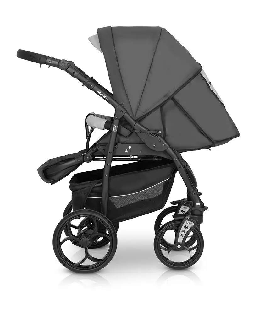 Коляска модульная 3в1 Verdi Max Plus 04 (White)