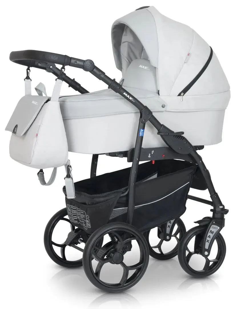 Коляска модульная 3в1 Verdi Max Plus 04 (White)