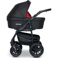 Коляска модульная 3в1 Verdi Sonic Plus 01 (Black/Red) Thumb