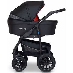 Коляска модульная 3в1 Verdi Sonic Plus 01 (Black/Red) Thumb