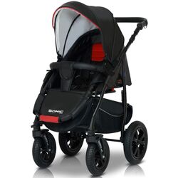 Коляска модульная 3в1 Verdi Sonic Plus 01 (Black/Red) Thumb