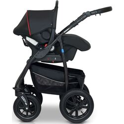 Коляска модульная 3в1 Verdi Sonic Plus 01 (Black/Red) Thumb