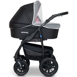 Коляска модульная 3в1 Verdi Sonic Plus 01 (Black/Red) Thumb