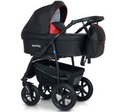 Carucior modular 3in1 Verdi Sonic Plus 01 (Black/Red)