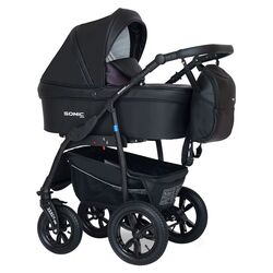 Carucior modular 3in1 Verdi Sonic Plus 02 (Black/Purple)