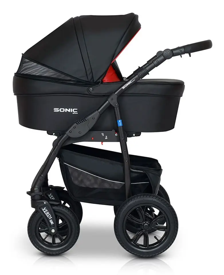 Коляска модульная 3в1 Verdi Sonic Plus 06 (Grey/Black)
