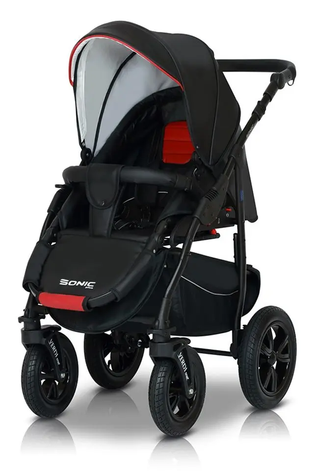 Коляска модульная 3в1 Verdi Sonic Plus 06 (Grey/Black)
