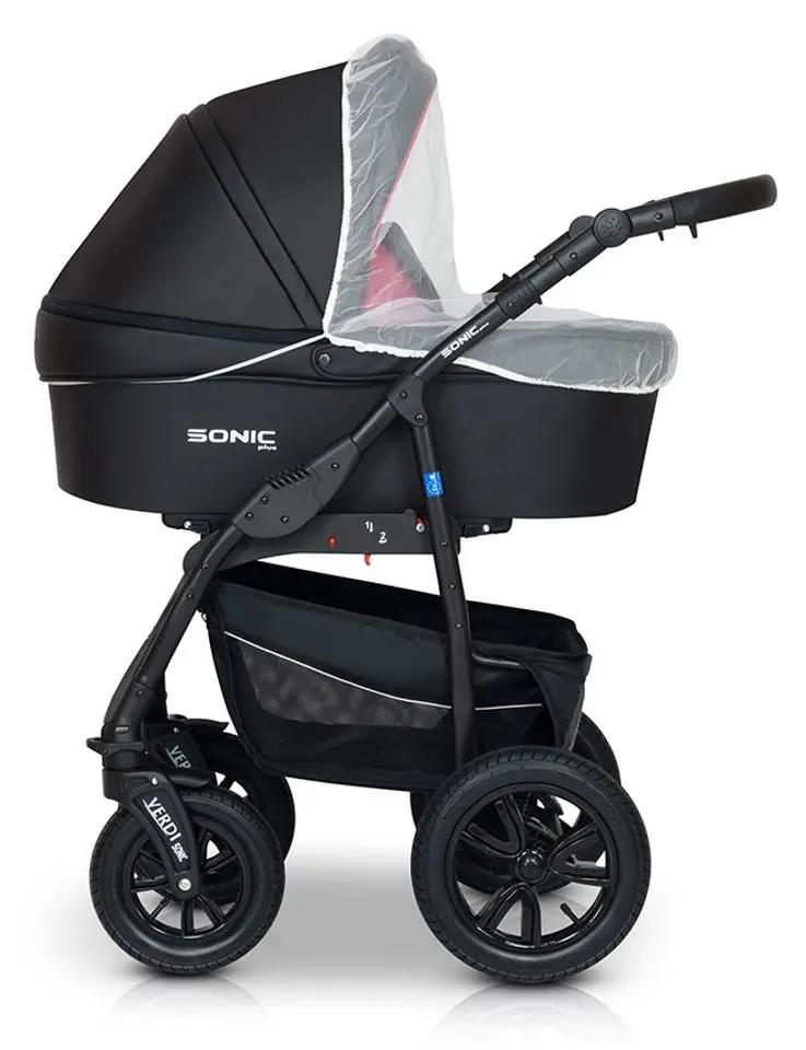 Коляска модульная 3в1 Verdi Sonic Plus 06 (Grey/Black)