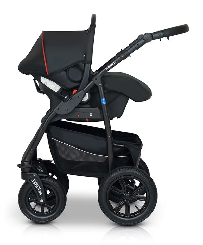 Коляска модульная 3в1 Verdi Sonic Plus 06 (Grey/Black)