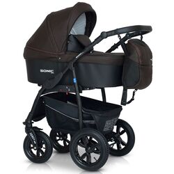 Carucior modular 3in1 Verdi Sonic Plus 08 (Brown/Black)