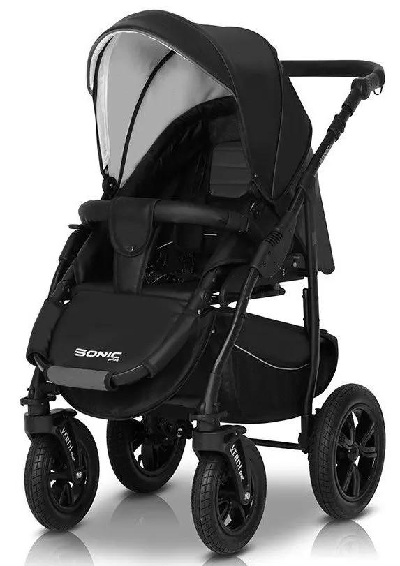 Carucior modular 3in1 Verdi Sonic Plus 08 (Brown/Black)