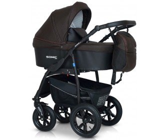 Carucior modular 3in1 Verdi Sonic Plus 08 (Brown/Black)