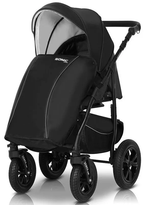 Carucior modular 3in1 Verdi Sonic Plus 08 (Brown/Black)