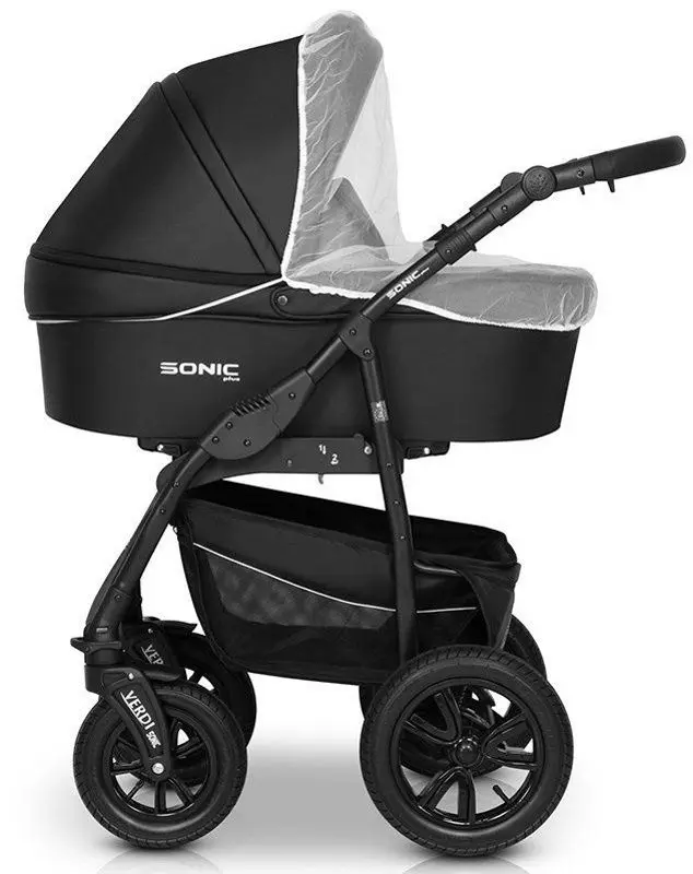 Carucior modular 3in1 Verdi Sonic Plus 08 (Brown/Black)