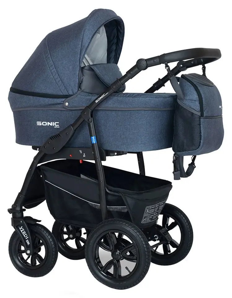 Коляска модульная 3в1 Verdi Sonic Plus 09 (Denim)