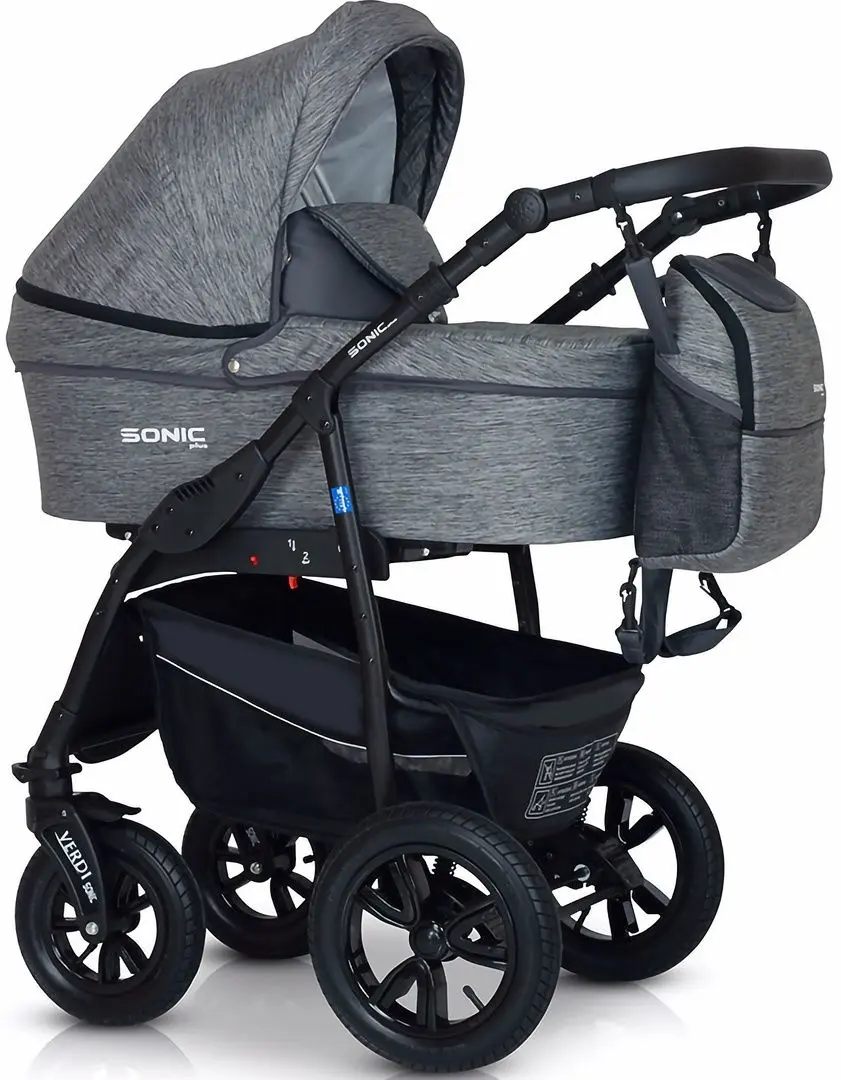 Carucior modular 3in1 Verdi Sonic Plus 13 (Grey)
