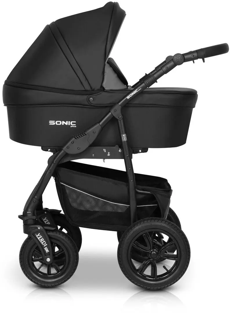 Carucior modular 3in1 Verdi Sonic Plus 15 (Silver)