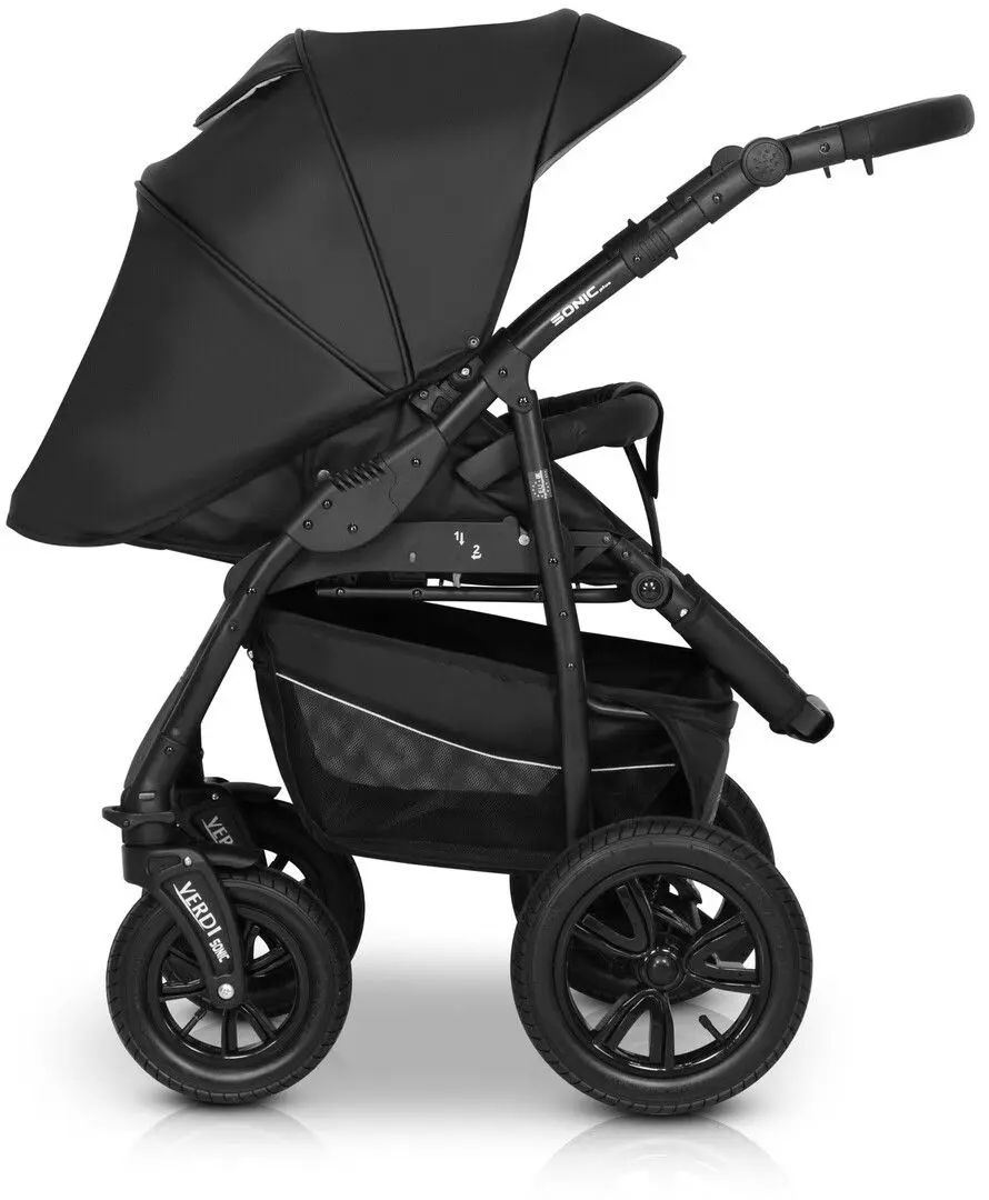 Carucior modular 3in1 Verdi Sonic Plus 15 (Silver)