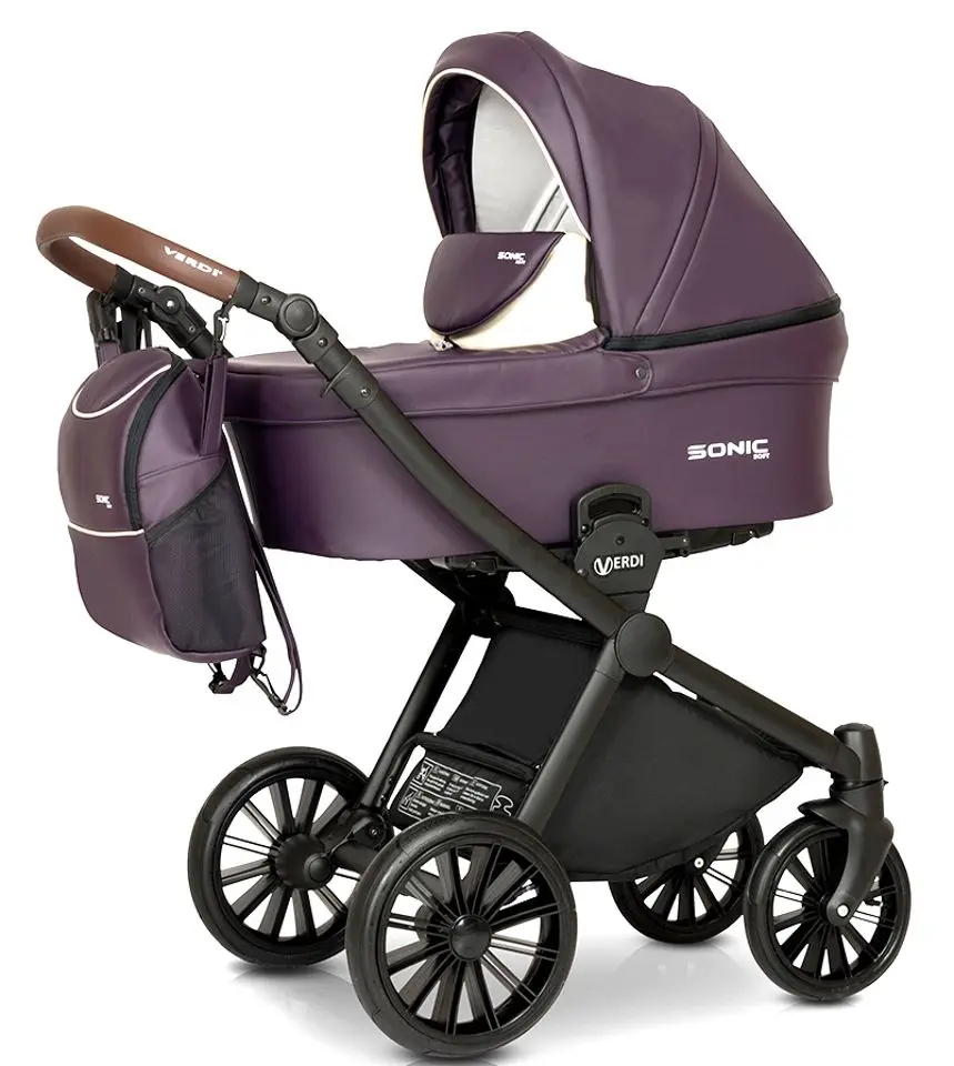 Carucior modular 3in1 Verdi Sonic Soft 01 (Purple)