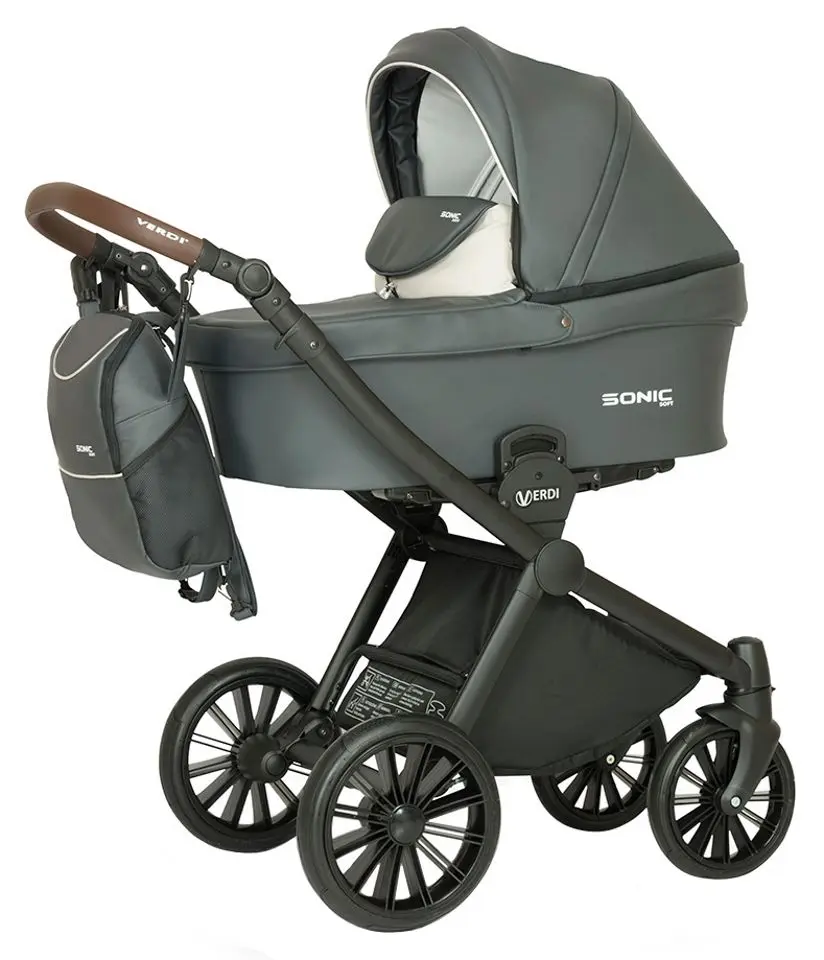 Carucior modular 3in1 Verdi Sonic Soft 05 (Grey)