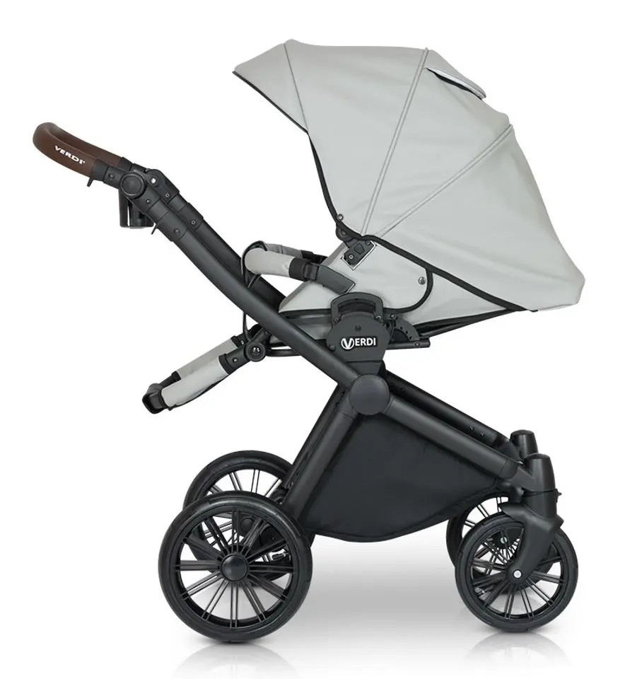 Carucior modular 3in1 Verdi Sonic Soft 07 (Black/Gold)