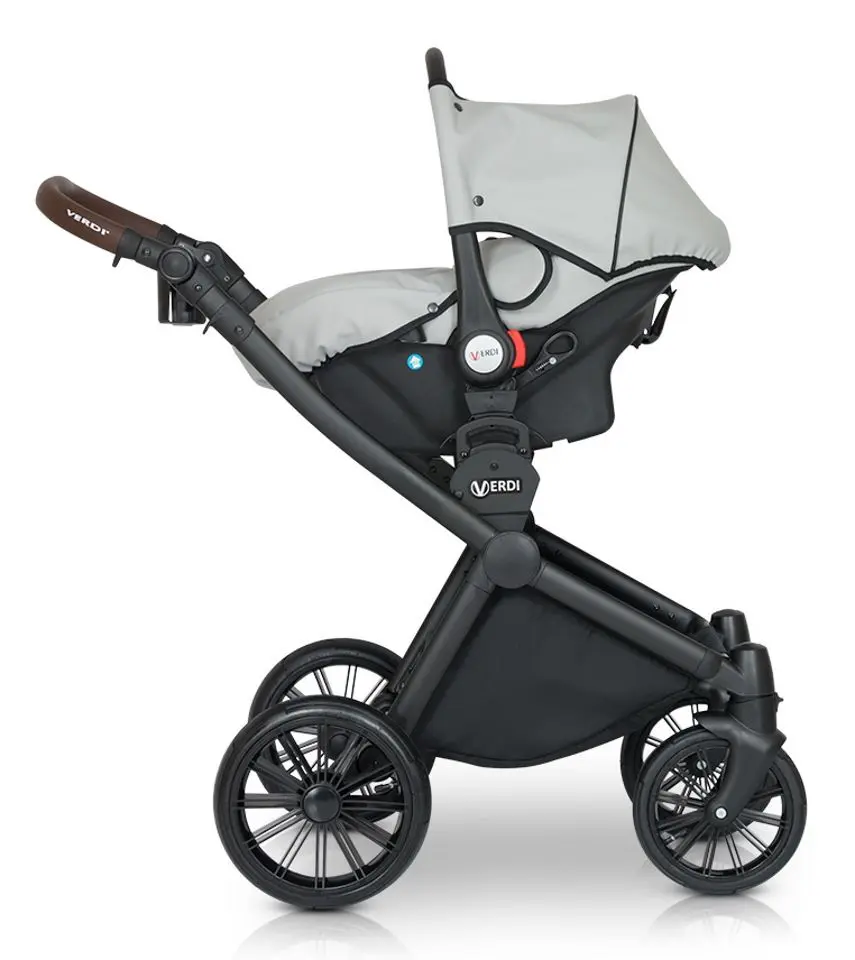 Carucior modular 3in1 Verdi Sonic Soft 07 (Black/Gold)