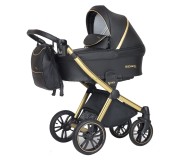 Carucior modular 3in1 Verdi Sonic Soft 07 (Black/Gold)