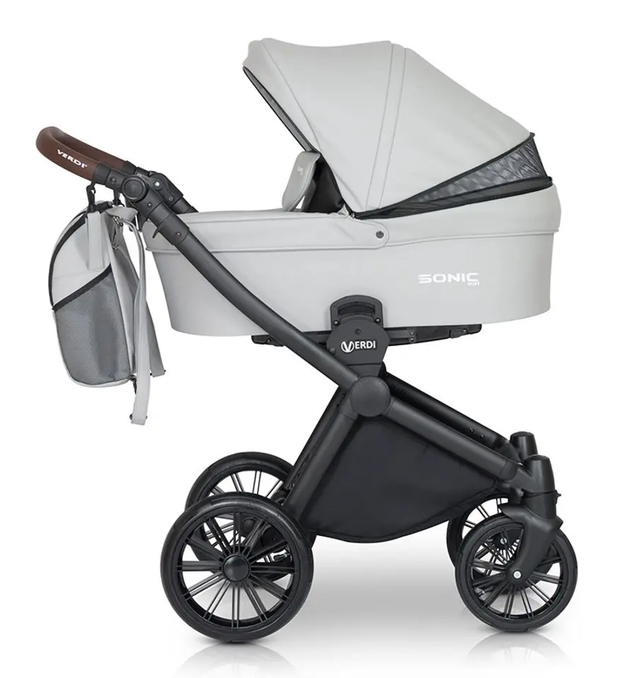 Carucior modular 3in1 Verdi Sonic Soft 07 (Black/Gold)