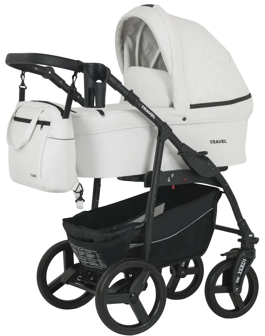 Carucior modular 3in1 Verdi Travel 02 (White)