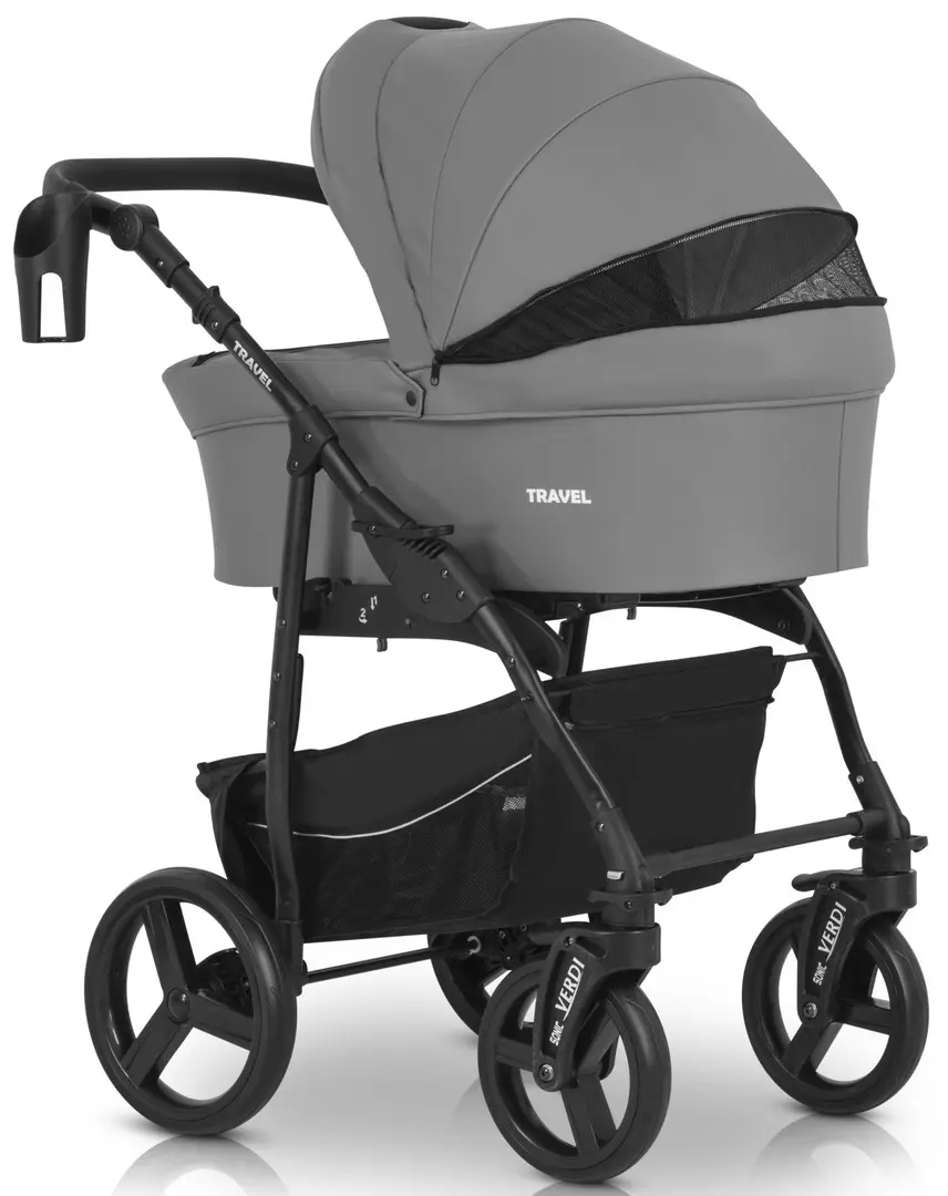 Коляска модульная 3в1 Verdi Travel 05 (Black)