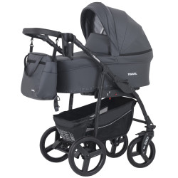 Коляска модульная 3в1 Verdi Travel 06 (Dark Grey)