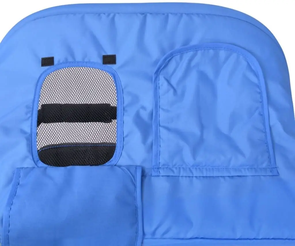 Carucior pentru gemeni VidaXL 10109 (Blue/Black)