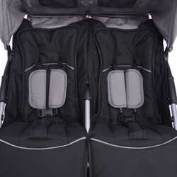 Коляска для двойни VidaXL 10110 (Light Grey/Black) Thumb