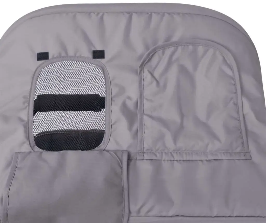 Коляска для двойни VidaXL 10110 (Light Grey/Black)