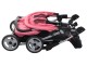 Carucior pentru gemeni VidaXL 10155 (Pink/Black)