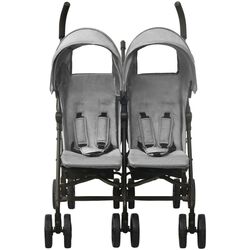 Carucior pentru gemeni VidaXL 10235 (Light Grey/Black) Thumb