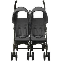 Carucior pentru gemeni VidaXL 10236 (Anthracite/Black) Thumb