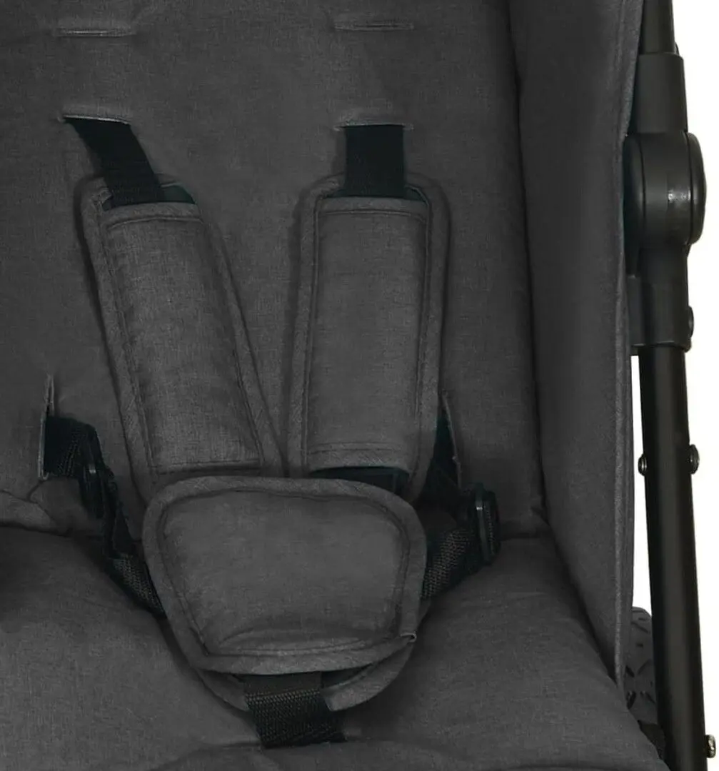 Carucior pentru gemeni VidaXL 10236 (Anthracite/Black)