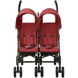 Carucior pentru gemeni VidaXL 10239 (Red/Black) Thumb