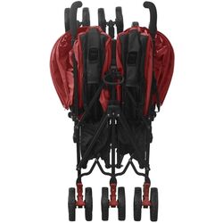 Carucior pentru gemeni VidaXL 10239 (Red/Black) Thumb