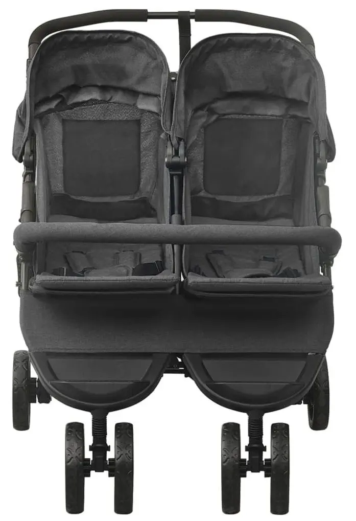 Carucior pentru gemeni VidaXL 10242 (Anthracite)