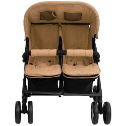 Carucior pentru gemeni VidaXL 10343 (Taupe Grey) Thumb