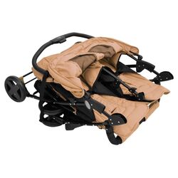 Carucior pentru gemeni VidaXL 10343 (Taupe Grey) Thumb