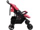 Carucior pentru gemeni VidaXL 10345 (Red/Black)