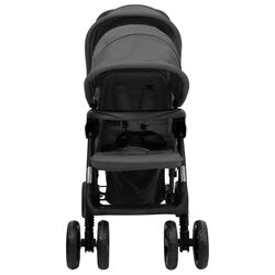 Carucior pentru gemeni VidaXL 10348 (Dark Grey/Black) Thumb