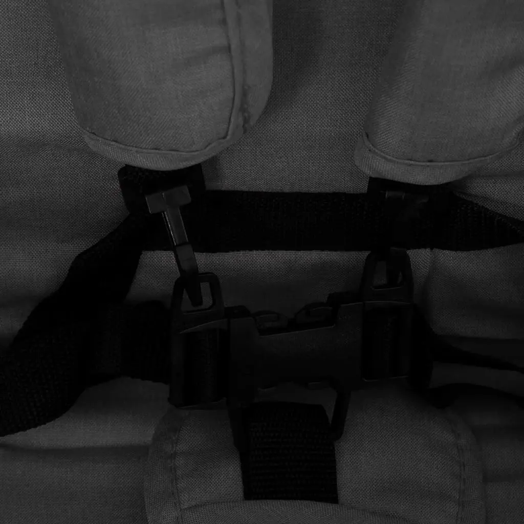 Carucior pentru gemeni VidaXL 10348 (Dark Grey/Black)