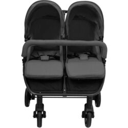 Коляска для двойни VidaXL 10360 (Dark Grey/Black) Thumb
