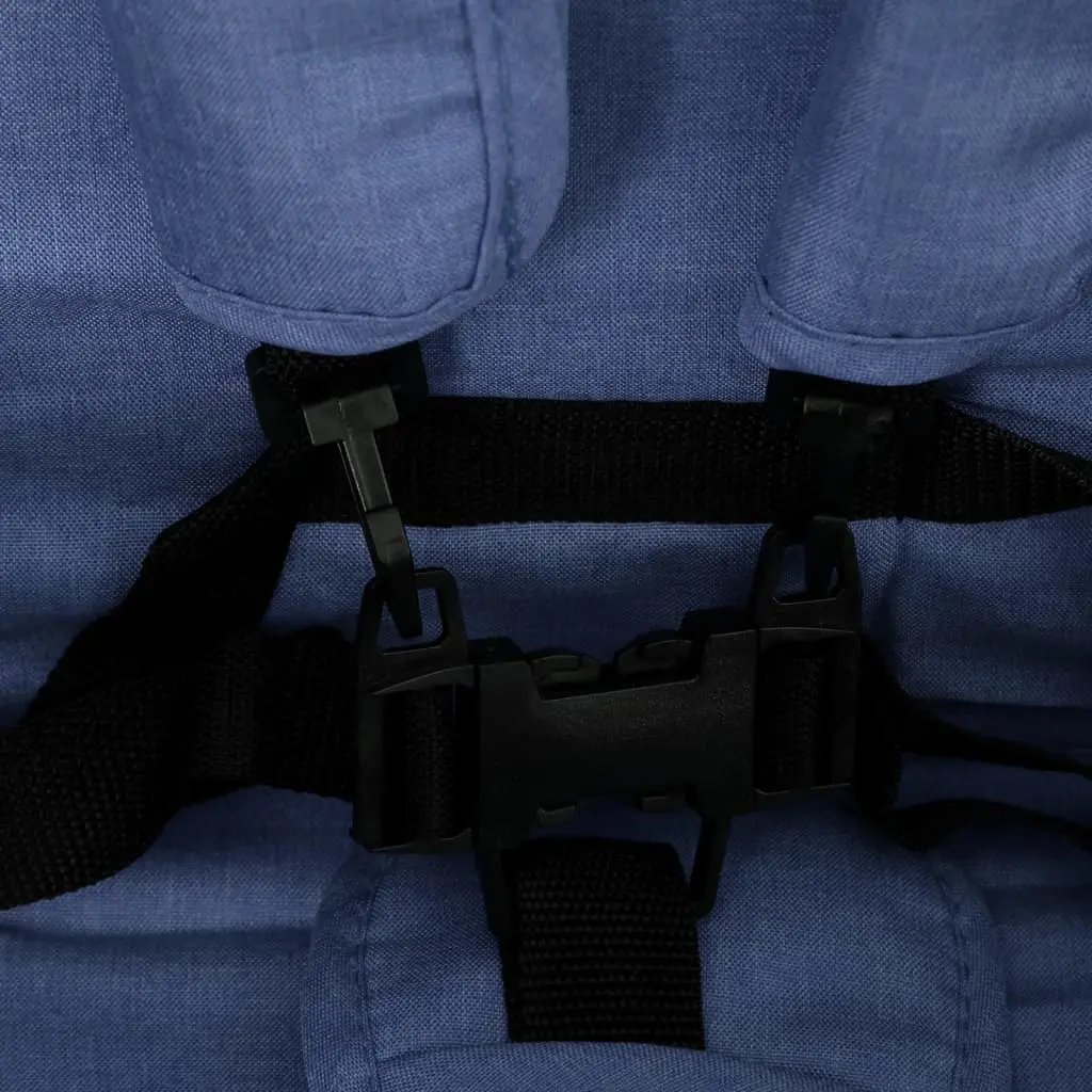 Carucior pentru gemeni VidaXL Tandem Twin 10350 (Navy Blue)